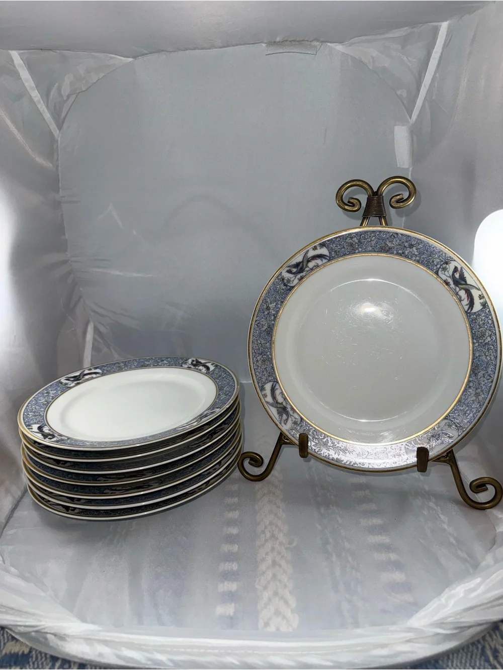 Antique Theodore Haviland Limoges Salad Plates- Set of 8